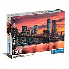 CLEMENTONI 1500ч. Пъзел EAST RIVER AT DUSK
