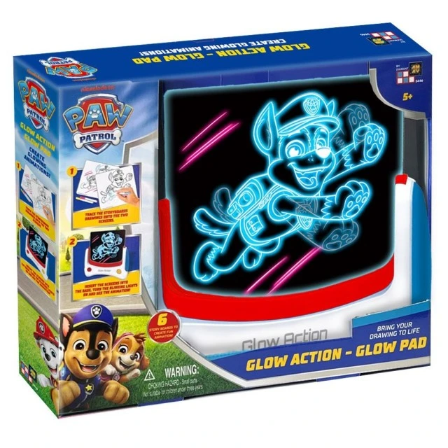AM-AV Paw Patrol Glowing Drawing Board