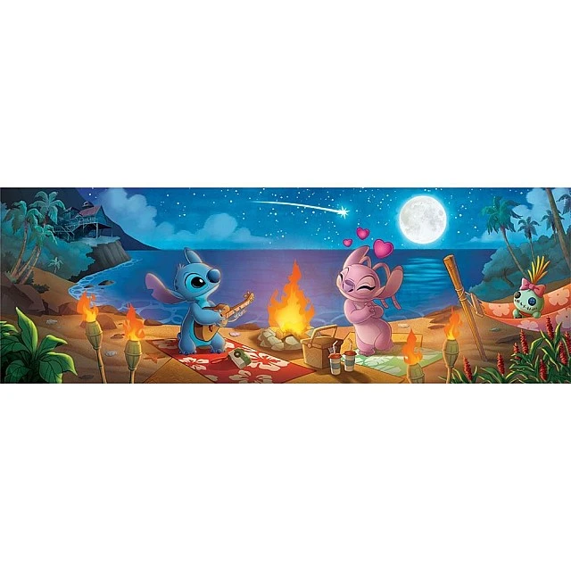 CLEMENTONI 1000ч. Пъзел Panorama Disney Stitch