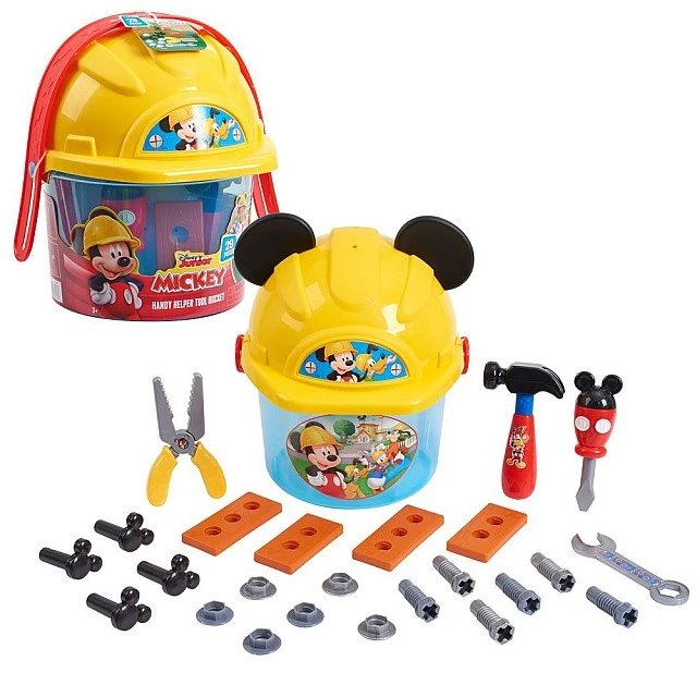 DISNEY Mickey Mouse Tools in bucket and helmet