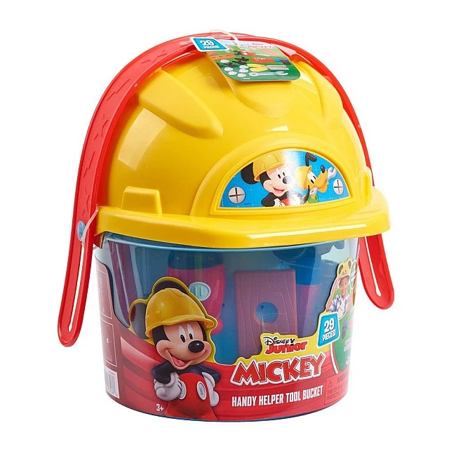 DISNEY Mickey Mouse Tools in bucket and helmet
