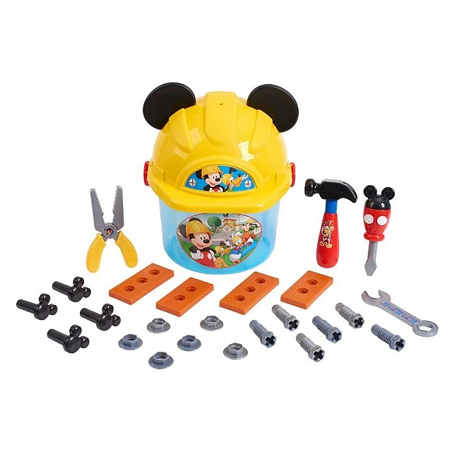 DISNEY Mickey Mouse Tools in bucket and helmet