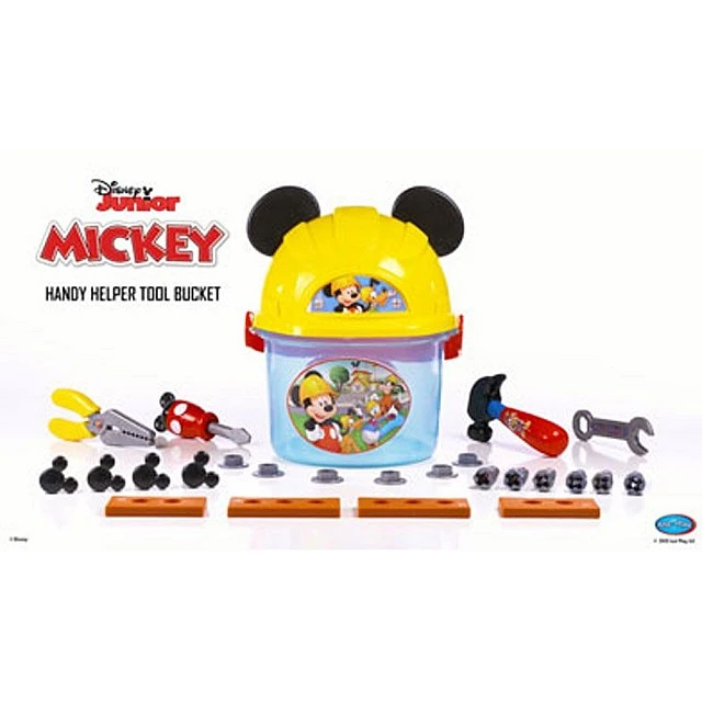 DISNEY Mickey Mouse Tools in bucket and helmet