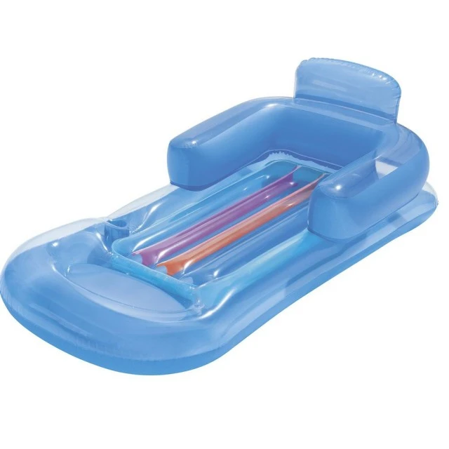 BESTWAY Inflatable mattress Oval with DESIGNER backrest