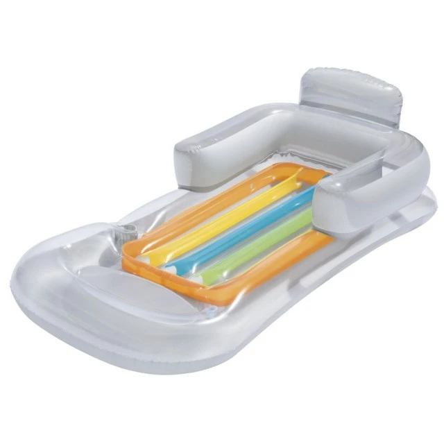 BESTWAY Inflatable mattress Oval with DESIGNER backrest