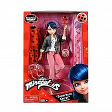MIRACULOUS Ladybug and Cat Noir Figure Character Marinette with Ladybug and Kwami costume
