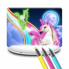 AM-AV Светеща Дъска за Рисуване 3D Lumi Glow