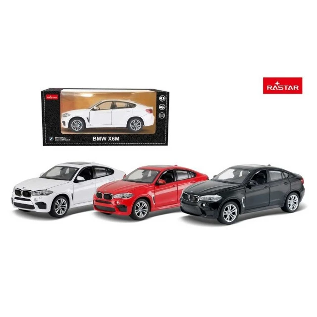RASTAR Die cast Jeep BMW X6M with opening doors 1:24