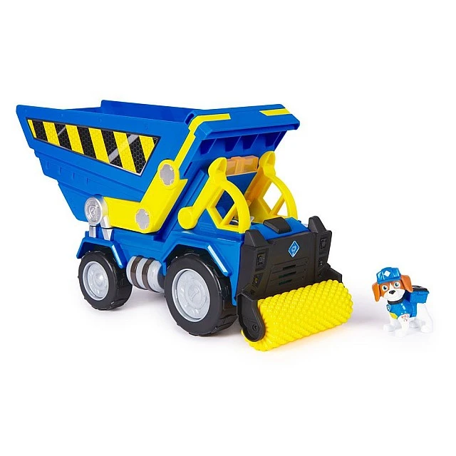 Paw Patrol Rubble and Crew Construction Truck with Sound and Light Effects and Wheeler Puppy