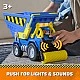 Paw Patrol Rubble and Crew Construction Truck with Sound and Light Effects and Wheeler Puppy
