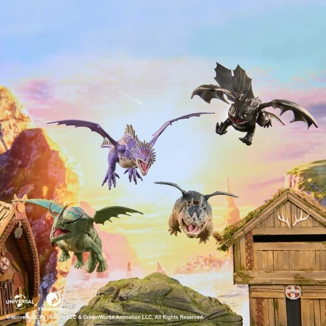 HOW TO TRAIN YOUR DRAGON Dragon base figure