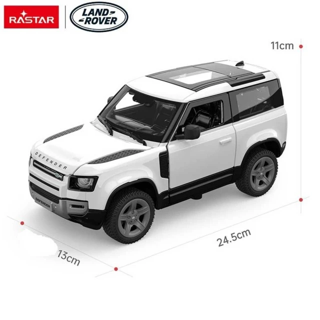 RASTAR Die cast Джип Land Rover Defender 90 1:24