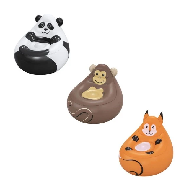 BESTWAY Inflatable armchair Panda/Fox/Monkey 72x72x64 cm.