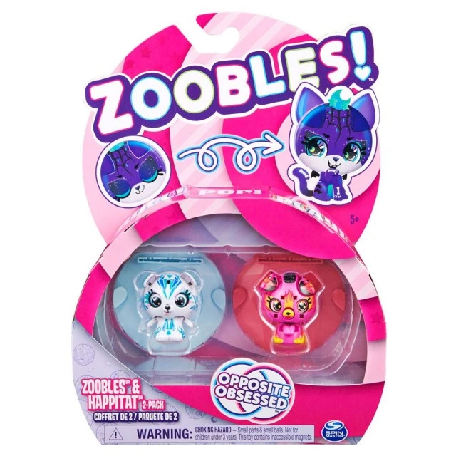 ZOOBLES Transforming 2 animal balls