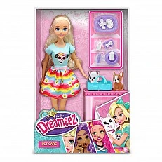 Dreameez Кукла с Домашни Любимци и Принадлежности