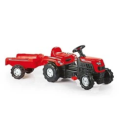 DOLU Tractor with trailer red 8146