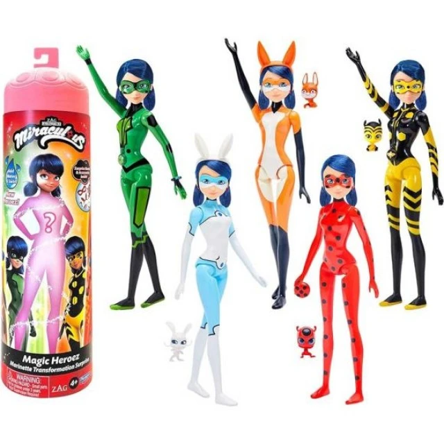 MIRACULOUS Ladybug and Cat Marinette Magic Reveal Figure