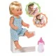 LT Squealing doll with hair LE PETIT BEBE