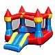 HAPPY HOP Trampoline castle with slide and pump 365x265x215