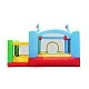 HAPPY HOP Trampoline castle with slide, balls and pump 325x300x220