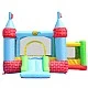 HAPPY HOP Trampoline castle with slide, balls and pump 325x300x220
