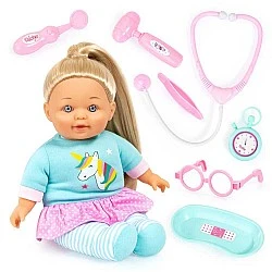 Bayer Doll soft body 27cm. with uncle doctor