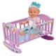 LT Кукла пишкаща Le Petit Bebe 30 см. с легло, стол за хранене и корито