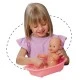 LT Кукла пишкаща Le Petit Bebe 30 см. с легло, стол за хранене и корито