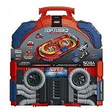 SOBA Top Turbo Състезателна Писта Куфар с 2 Коли 1:64