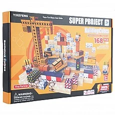 Пъзел Магнитни Блокчета Super Project 168ч.