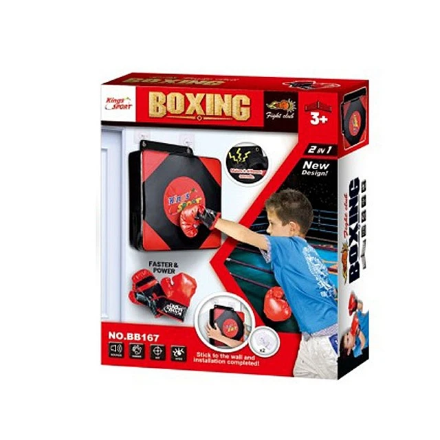 King Sport Boxing Target with Gloves and Sound