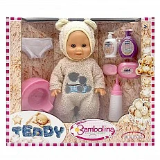 BAMBOLINA Teddy Кукла 36см. с Костюм на Мече