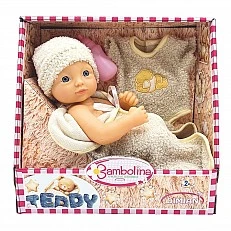 BAMBOLINA Teddy Кукла 34см. с Дрешка и Одеялце