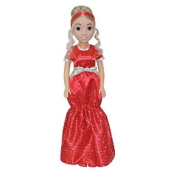 BAMBOLINA GLAMOR GIRLS Red dress doll