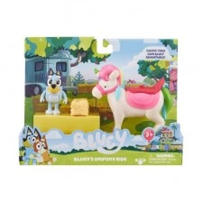 BLUEY Unicorn Pony with figurine