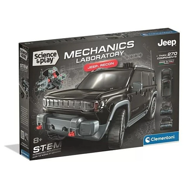 CLEMENTONI MECHANICS LABORATORY Constructor Jeep Recon 270h.