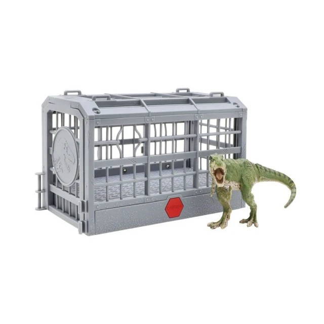 JURASSIC WORLD Dinosaur T-Rex in cage