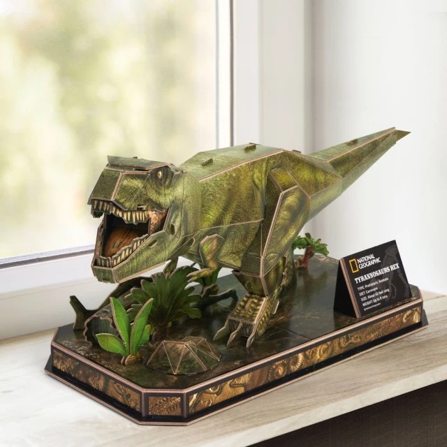 CubicFun Пъзел 3D National Geographic Tyrannosaurus Rex 52ч.