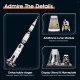 CubicFun Пъзел 3D NASA Ракета Apollo Saturn V 136ч.