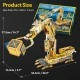 CubicFun 3D Puzzle National Geographic STEM Robot with hydraulic arm