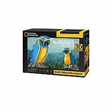 CubicFun Пъзел 3D National Geographic Синьогърлена ара 94ч.