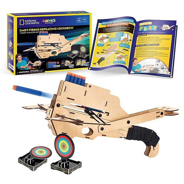 CubicFun 3D Puzzle National Geographic STEM Crossbow