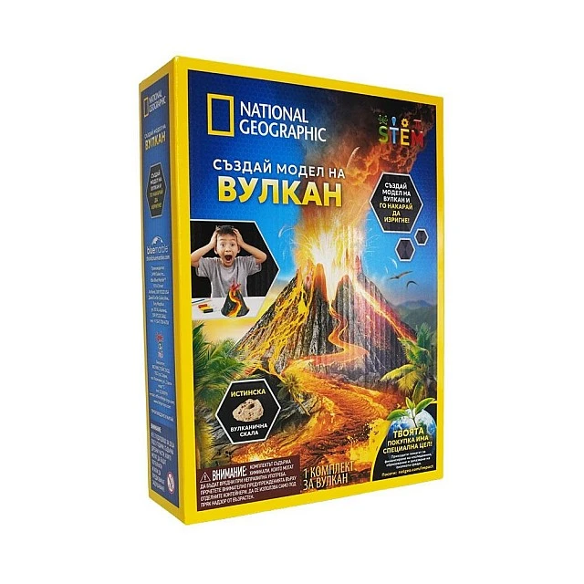 STEM National Geographic Create a Volcano Model