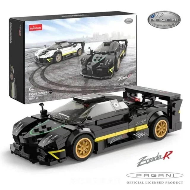 RASTAR Кола Pagani Zonda R за сглобяване 1:28 Черна