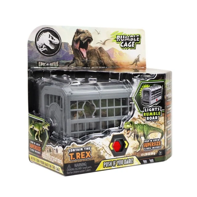 JURASSIC WORLD Dinosaur T-Rex in cage