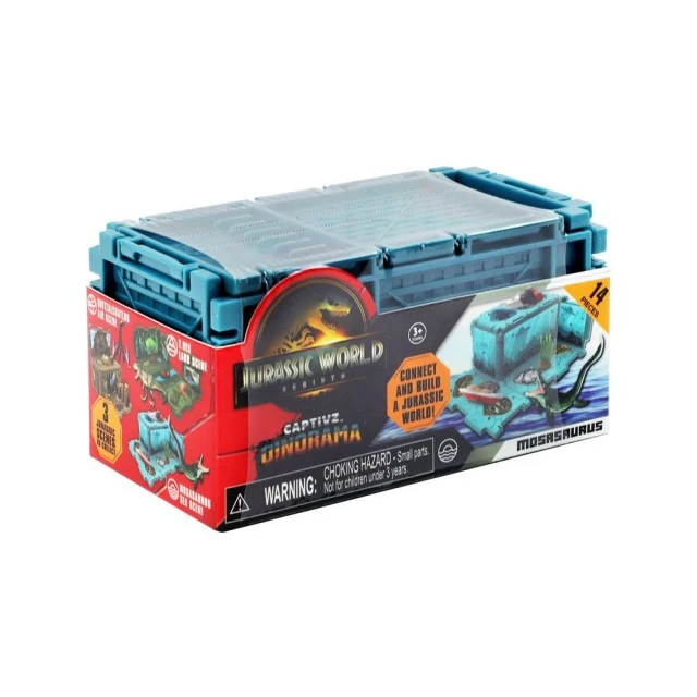 JURASSIC WORLD Mini cage with dinosaur