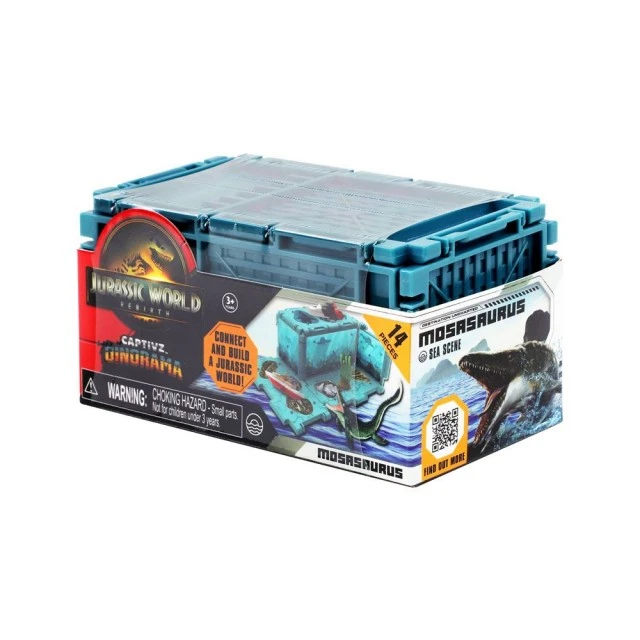 JURASSIC WORLD Mini cage with dinosaur