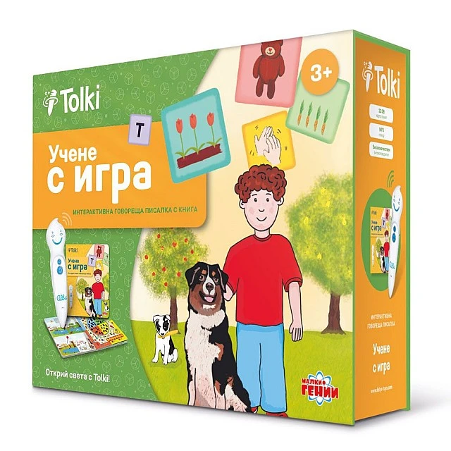 Tolki Интерактивна говореща писалка с книга Учене с игра