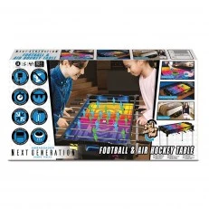 AMBASSADOR 2 in 1 Football and Air Hockey Neon height 62cm