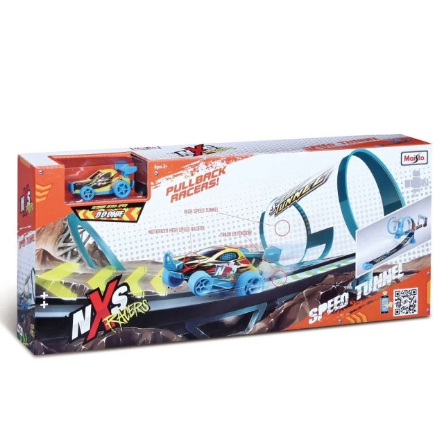 MAISTO NXS RACERS Track Speed tunnel with pullback cart